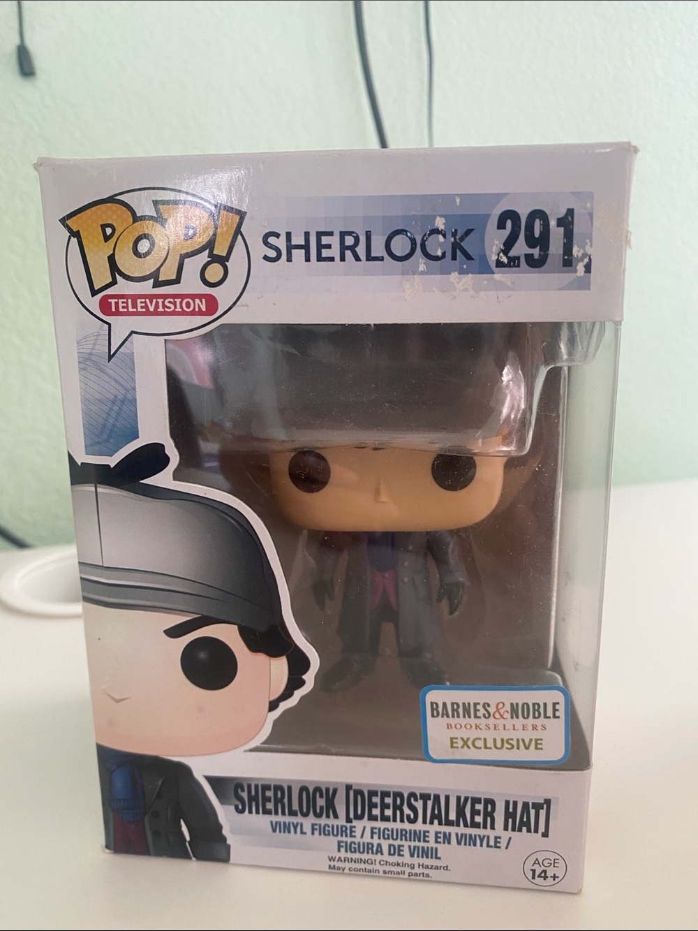 Funko Sherlock Deerstalker Hat Vinyl Figure - Blue, Gray
